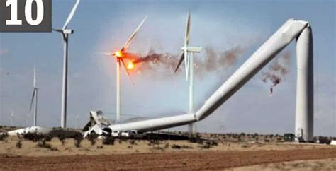 Too Much Wind 10 Wind Turbine Fails Oilfield Now