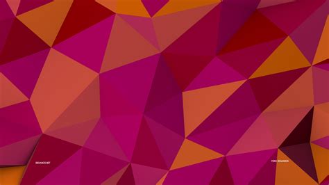 Polygon Wallpaper Abstract Polygon Pink Orange