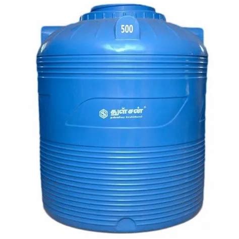 Thulson Blue 500 Liter Plastic Water Tank At Rs 45litre In Dindigul