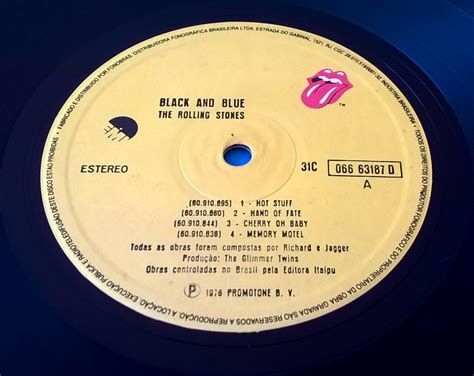 Lp The Rolling Stones Black And Blue 1976 Vinil Capa Dupla R 6554