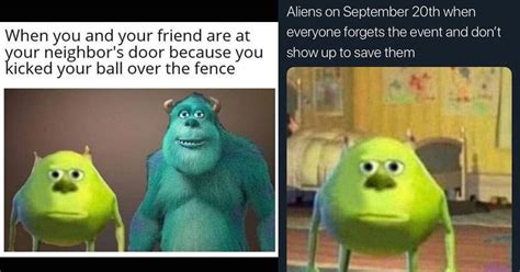 Face Swapping Monsters Inc Memes Provide Us With Some Brainless