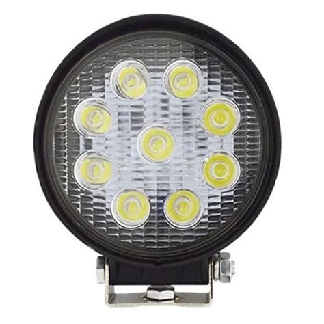 Farol Auxiliar LED Redondo 9 LED S 27W TP6002 No Shoptime