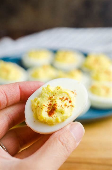 Classic Deviled Eggs Recipe How To Make Deviled Eggs Lifes Ambrosia