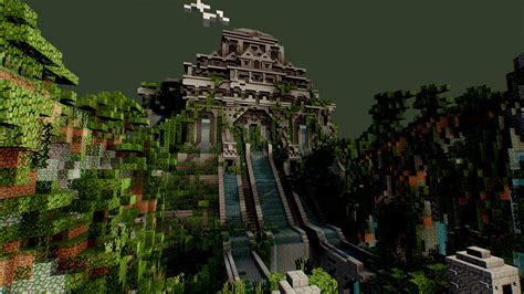 Voxel Minecraft Jungle Temple 3d Model By Binglebeb Eaf3258 Sketchfab