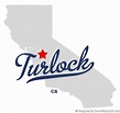 Turlock California Map
