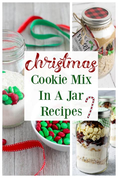 Christmas Cookie Mix In A Jar Recipes Amees Savory Dish