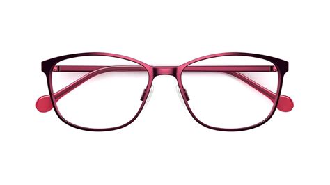 Specsavers Womens Glasses Fayola Pink Geometric Metal Stainless Steel Frame €100 Specsavers