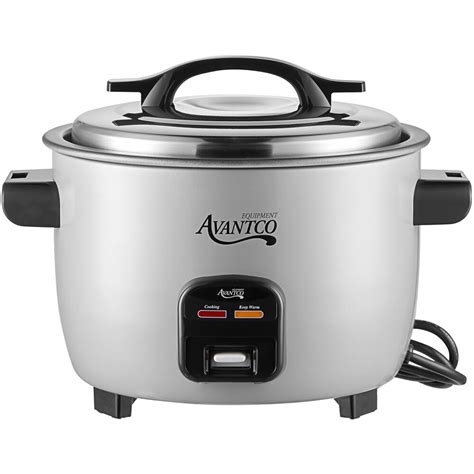 Avantco Rca Cup Cup Raw Electric Rice Cooker Warmer V