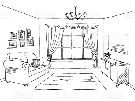 Living Room Graphic Sketch Living Room Graphic Sketch Design Ideas