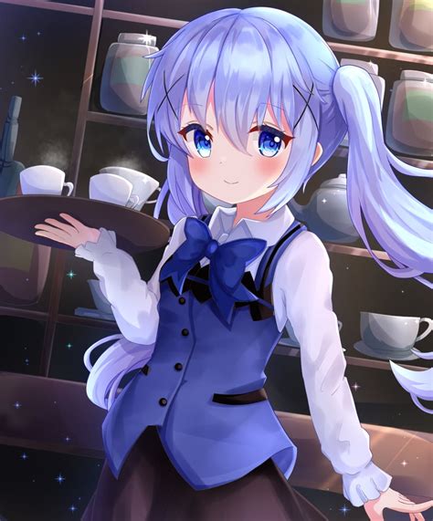 Kafuu Chino Gochuumon Wa Usagi Desu Ka Drawn By Nekopurin Nyanko