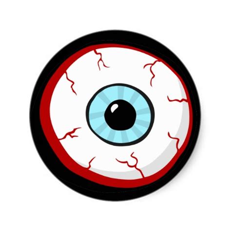 Cartoon Scary Eye Ball Clipart Best