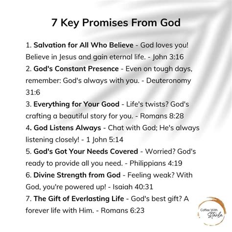 31 Best Promises Of God Printable Coffee With Starla