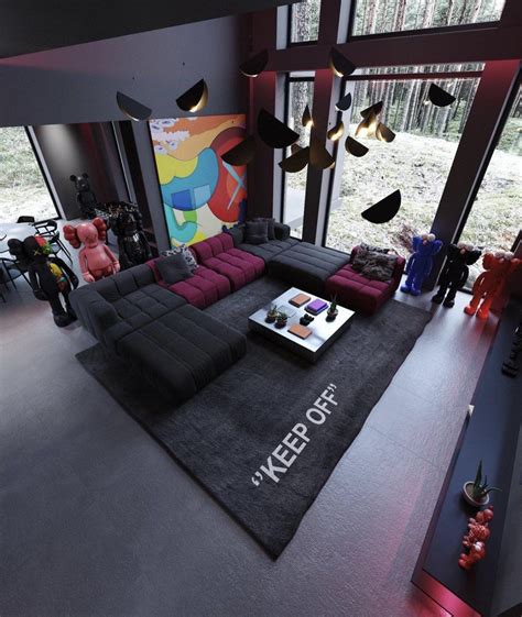 Ben Wegmann On Twitter Colorful Apartment Living Room Hypebeast Room