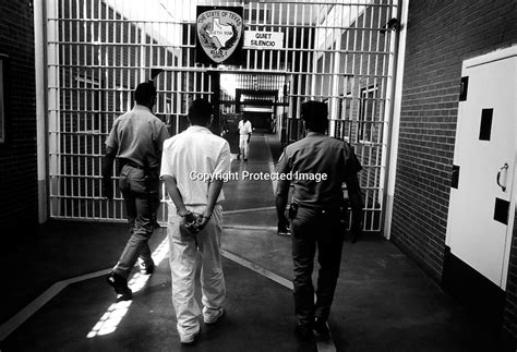 An Inmate Is Brought To His Cell On Death Row Ellis Unit In Hunt Per