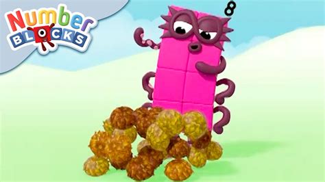 Numberblocks Seven Fluffies Vs Octoblock Learn To Count Youtube
