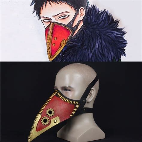 Anime My Hero Academia Overhaul Mask Cosplay Crow Mouth Plague Doctor