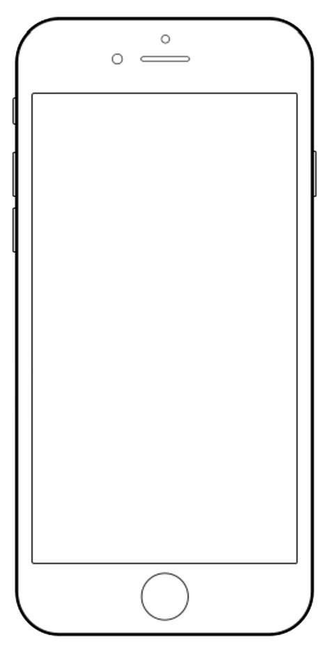 Free Printable Large Cell Phone Template
