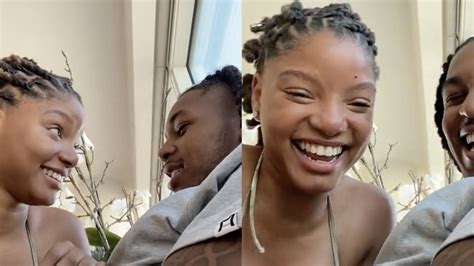 Halle Bailey S Babys Father Refuses To Discuss New Daughter Tells