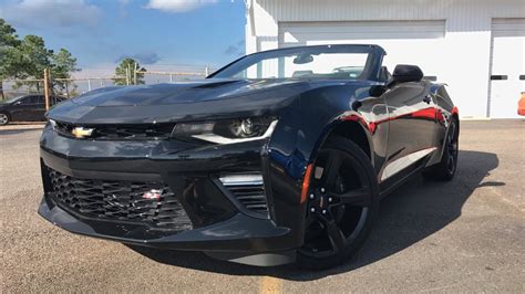 2018 Chevrolet Camaro Ss Convertible All Black Review Youtube