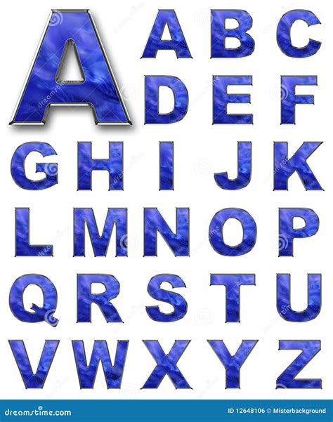Colored Alphabet Letters Printable
