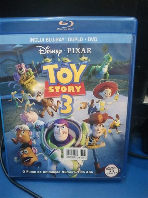 Toy Story 3 Somente O Bluray Usado Mercado Livre