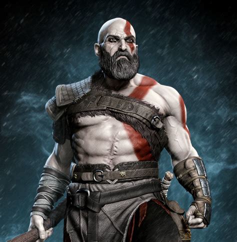 Kratos God Of War 2018 3d Model 3d Printable Cgtrader