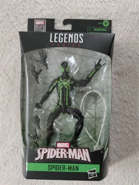 Hasbro Marvel Legends Spider Man Big Time Suit Green 6 Action Figure 80 Year Eur 5396