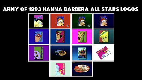 Army Of 1993 Hanna Barbera All Stars Logos By Lukesamsthesecond On