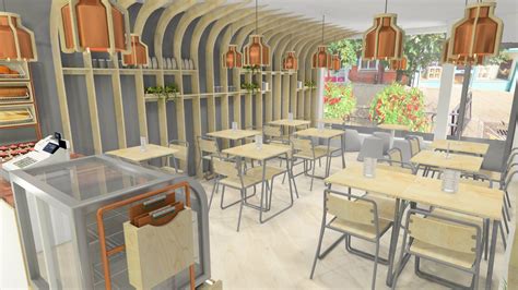Organic Kitchen Restaurant Interior Design Liqui