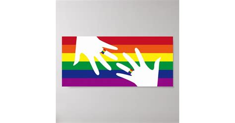 Same Sex Wedding Poster Zazzle