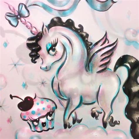 Baby Unicorn Pegasus With Cupcake • Art By Miss Fluff Video Baby