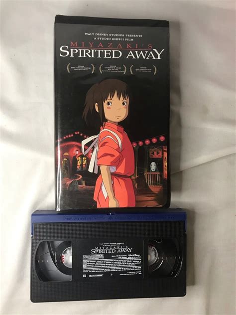 Mavin 2001 Spirited Away Vhs Hayao Miyazaki Studio Ghibli Walt Disney