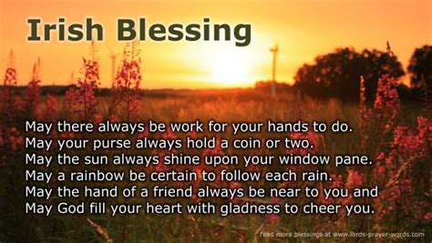 4 Irish Blessings Including May The Road Rise Up To Meet You