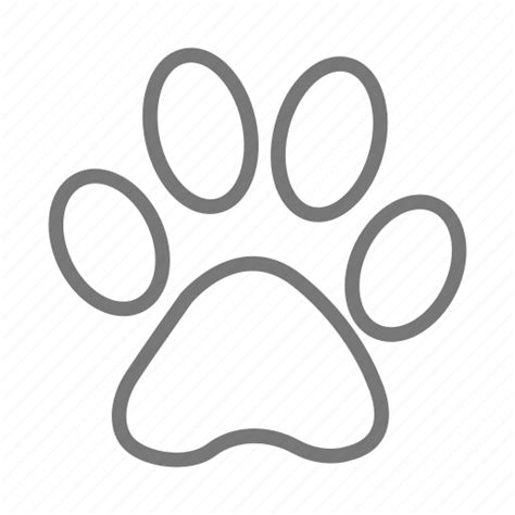 Cat Footprint Paw Print Icon Download On Iconfinder