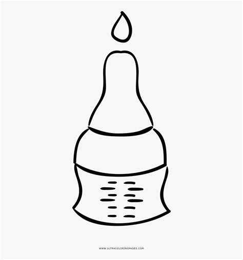 Baby Bottle Coloring Page