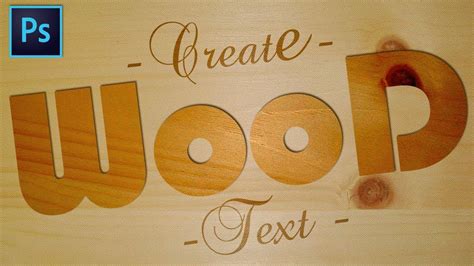 How To Create Wood Text Effect Photoshop Tutorial Dezign Ark