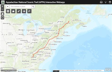 Maps Appalachian National Scenic Trail Us National Park Service