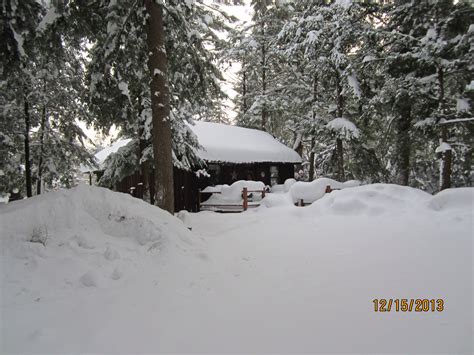 Peaceful Snow Covered Cabin In The Woods Cabins In The Woods Cozy