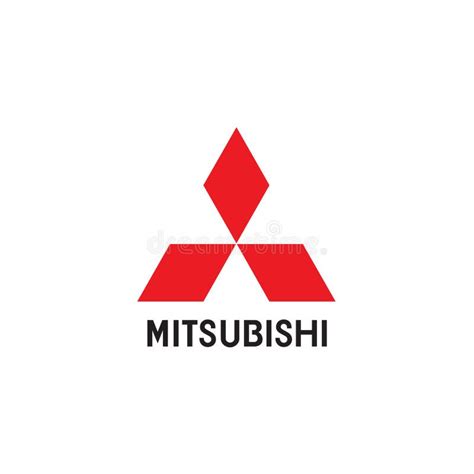 Logo Mitsubishi Motors Imagen De Archivo Editorial Ilustración De