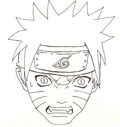 Naruto Head Outline By Cheshire5 On Deviantart