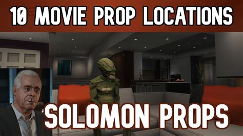 Gta 5 Solomon All 10 Movie Prop Locations All Possible Van Locations