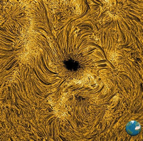 A Sunspot The Size Of The Earth Cosmos Magazine Magnetic Wave