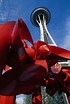 View from bottom of Space Needle, 1961-1962, designed by John Graham ...