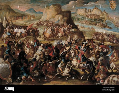 The Battle Of Oran 1699 Artist Palomino De Castro Y Velasco Acisclo Antonio 1655 1726 Stock