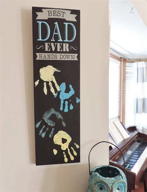 SVG Best Dad Ever Hands Down father's day sign fathers