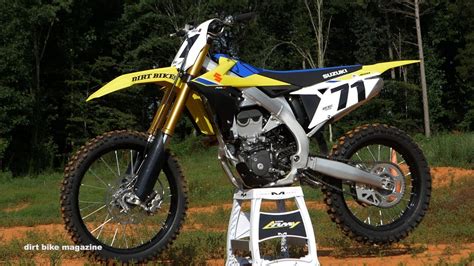 And as we just briefly mentioned, both this model and the 2008 r.m. 2018 Suzuki RMZ450 - Dirt Bike Magazine - YouTube