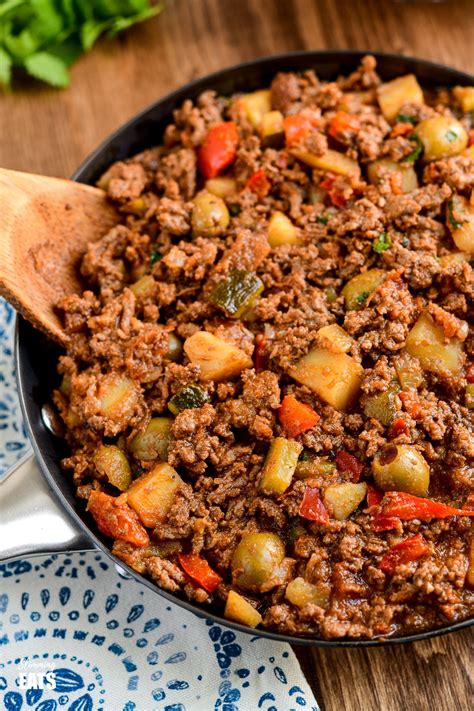 Cuban Beef Picadillo A Delicious Hearty Ground Beef Cuban Inspired