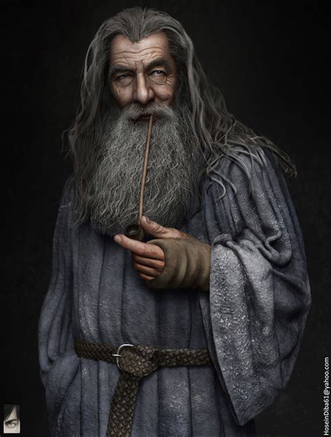 Gandalf The Grey Final By Hossein Diba Realistic 3d Cgsociety