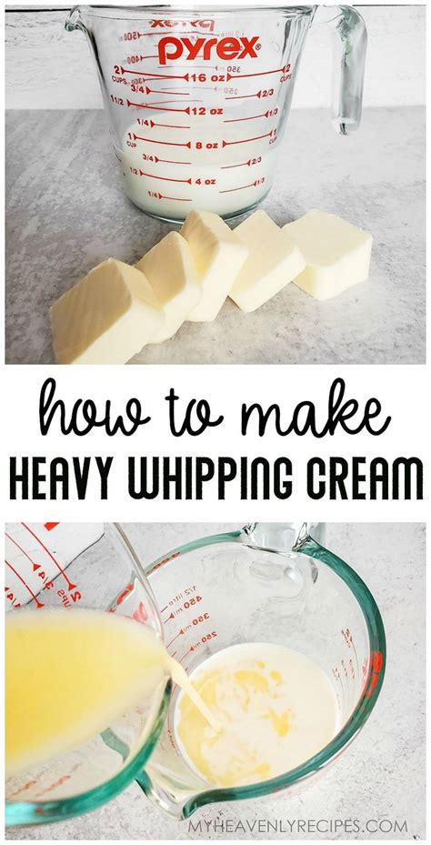 how to make heavy whipping cream heavy cream recipes milk recipes homemade condiments