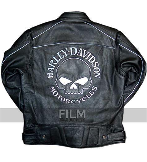 Harley Davidson Willie G Reflective Skull Motorcycle Black Jacket
